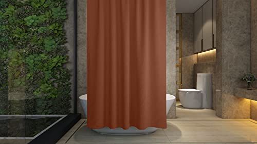Shower Curtain, Made of PEVA, Water Repellent, Mildew Resistant, 180x180cm, 71x71inch, Rail Hooks,Feather Light, Ultra-Thin