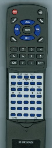 Replacement Remote Control for AIWA XC37M, U0047468U, XC37, XC35, RC7AC04, 87AMB701010