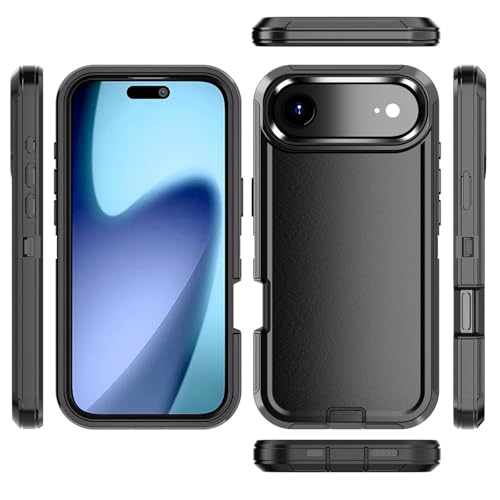 Coque iPhone 17 Air antichoc silicone rigide bleu anti-rayures