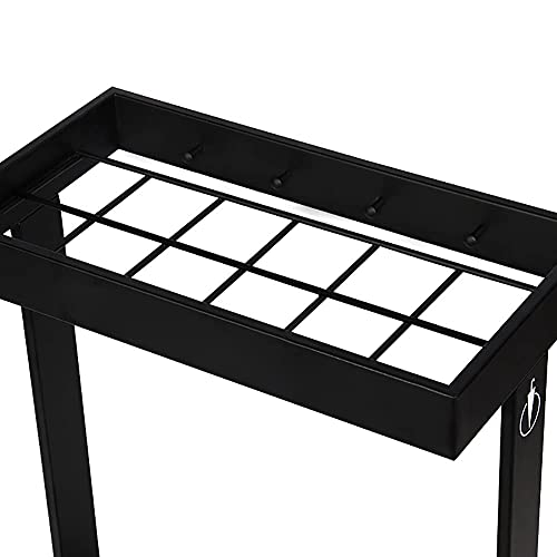 Paragüero rectangular de metal resistente con diseño elegante para zonas de recepción 3