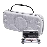 Hexpery Batching Case für Switch 2 (schwarzes Leder), Leather Black, Cloth Gray