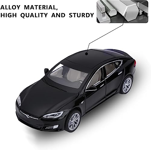 Image of Kids Toy car Playsets 1:32 Diecast Metal Car Toy for Kid Pull Back Metal Cars with 4 Openable Doors Light and Musical Sound (Multi)