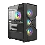 STGSivir PC Gaming Fisso, Computer Gaming, Corei7 fino a 4.0GHz, GeForce RTX 2060 Super 8GB GDDR6, 32GB DDR4 RAM, 1TB SSD, WIFI 6, BT 5.0, ventole RGB x3 Windows11 Pro