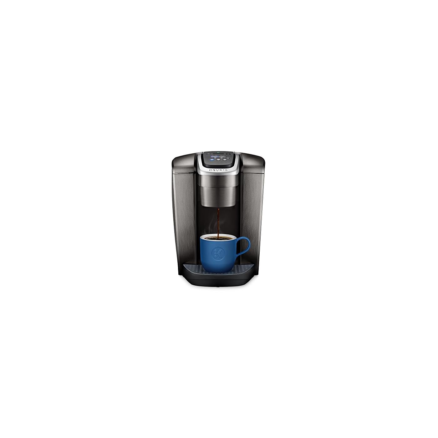 Keurig KElite SingleServe KCup Pod Coffee Maker, Brushed Slate, 12 oz. Brew Size My Home