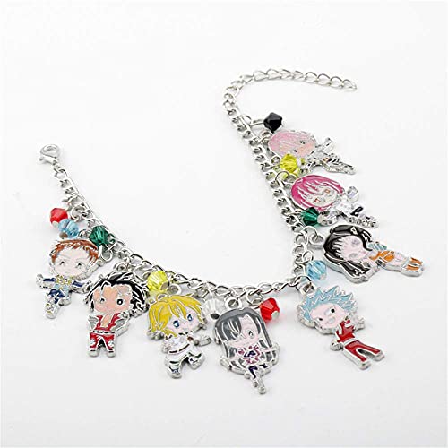 HANCHANG Anime Charm Bracelet Cool Anime Figure Bracelet Anime Lover