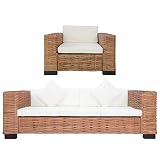 Los gruesos cojines y almohadas de asiento y de respaldo son muy cómodos y lavables gracias a las fundas extraíbles