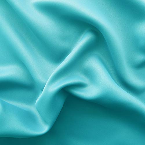 Image of DWCN Blackout Curtains for Bedroom Living Room 42 x 84 Inch Long Turquoise