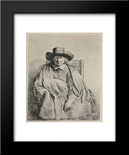 Portrait Of Clement De Jonge 20x24 Framed Art Print by Rembrandt