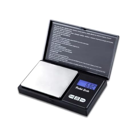 Gram Scale, Mini Scale Digital Pocket Scale,500g x 0.01g,Digital Grams Scale, Food Scale, Jewelry Scale Black, Kitchen Scale Cover