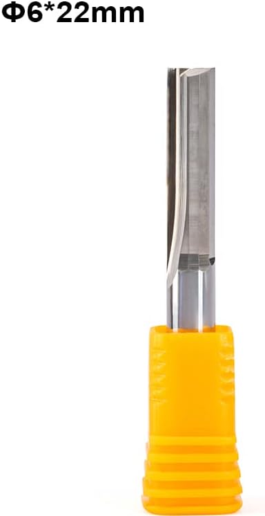 1pc 4 mm 5mm 6mm 8mm 10mm Two Double Flutes Straight Slot Tool Bit Wood Cutters, Foma CNC End Mill Milling Cutter(3.175x1.5x12)