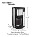 Hamilton Beach 46381 12-Cup Programmable Coffee Maker, Easy Access Plus, Brew Options, Cone Filter, Black and Stainless
