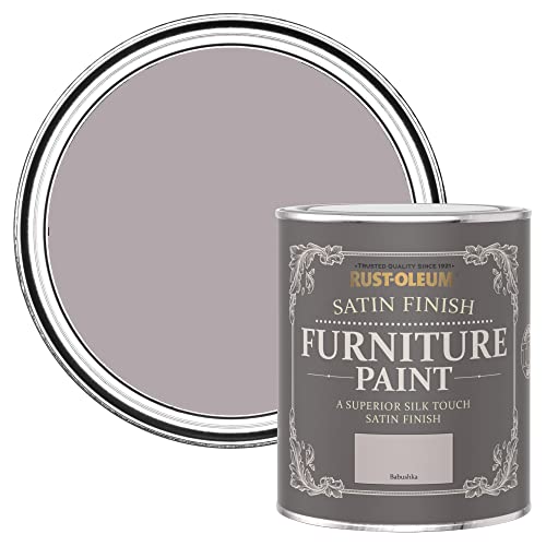 Rust-Oleum Purple Furniture & Skirting Board Paint in Satin Finish - Babushka 750ml
