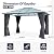 Raysfung 10'x12' Hardtop Gazebo, Outdoor Polycarbonate Roof Gazebo with Metal Frame Permanent Pavilion with Netting& Curtains for Garden, Patio, Lawns
