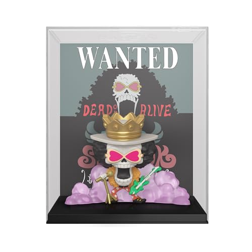 Funko Pop! Game Cover: One Piece - Brook - Wanted - Amazon Exclusive - Collectible Vinyl Figure - Gift Idea - Official Product - Toys for Children and Adults