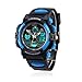 Produktbild Edillas Kinderuhr für Jungen,Digital Analog Armbanduhr 50M wasserdichte Sportuhr im Freien mit Alarm/Stoppuhr/LED-Licht für Jugendliche