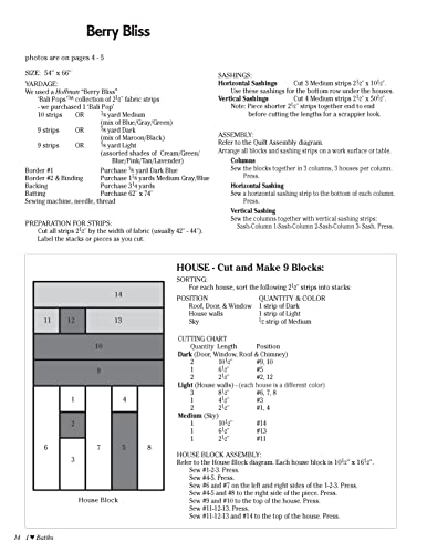 I Love Batiks: 9 Colorful Quilt Designs with Bali Pops 2 1/2" Fabric Strips (Design Originals) How-To Quilting Instructions to Use Up Your Yardage, Strips, and Scraps - Image 4