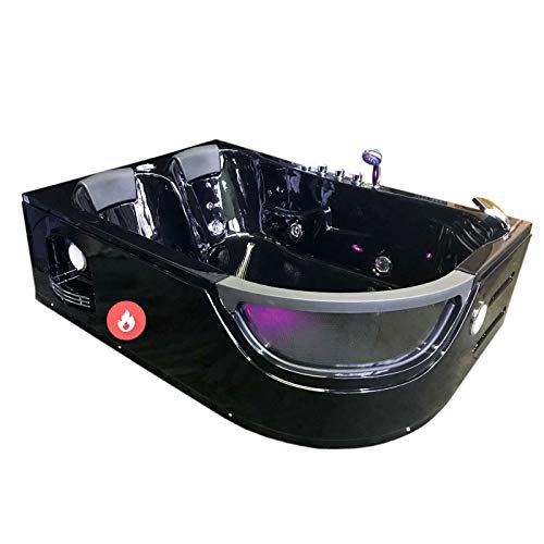 Whirlpool bathtub hydrotherapy hot tub double pump and Heate...
