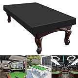 MZSX Copertura per tavolo da biliardo da 2,1 m, impermeabile, antistrappo, per tavolo da biliardo, in tessuto Oxford, antipolvere, protezione solare e pioggia, protezione per interni ed esterni, patio