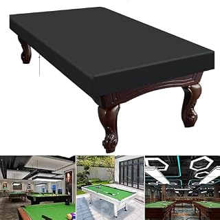 MZSX housse de billard 2,1 m en tissu Oxford noir