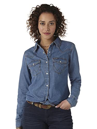 Wrangler Women's Denim Snap Shirt