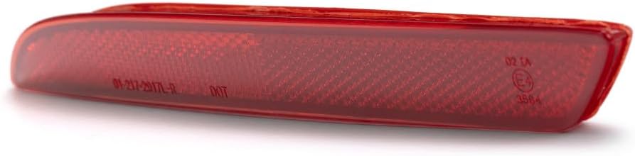 For Honda CR-V 2012 2013 2014 Bumper Reflector Driver Side | CAPA | Rear | Red Lens | Replacement For HO1184103 | 33555-SLJ-013, 33555-SLJ003