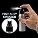 Cornucopia Brands 2-Ounce Aluminum Fine Mist Spray Bottles (6-Pack); Empty Mini Metal Atomizer Bottles, 2.75oz Travel/Purse/Sample Size