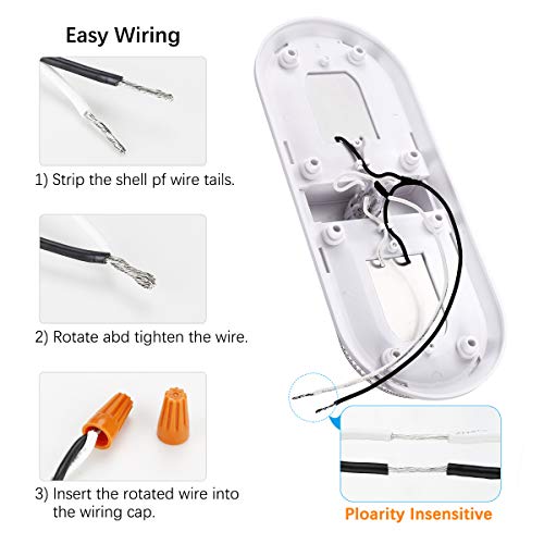 Miady 12V Rv Led Ceiling Dome Light Rv Led Lights Interior For Car/Rv/Trailer/Camper/Boat With On/Off Switch White 560 Lumens 4000-4500K 48X2835Smd(5 Pack) #TOP4