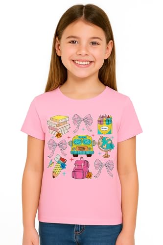 First Day of School Shirt for Kids Girls and Boys Kindergarten Preschool Elementary Shirts T-Shirt Top3