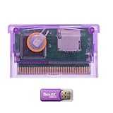 GBA Flash Cartridge with Upgraded Firmware, High Capacity TF (microSD) Retro Game Cartridge for GBA, GBA SP, Game Boy Micro, DS & DS Lite