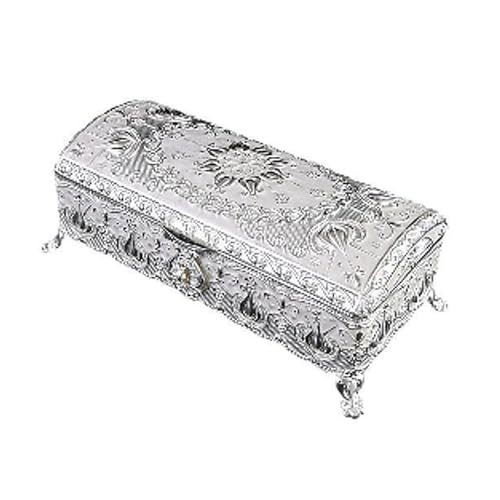 XIAOQENAN Caja de almacenamiento de joyas con...