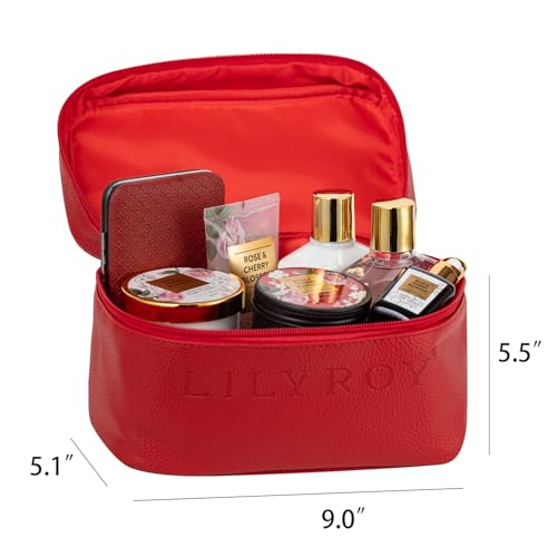 Image of 32Pcs Moisturizing Rose Bath and Body Gifts Skin Care Spa Gift Set for Women