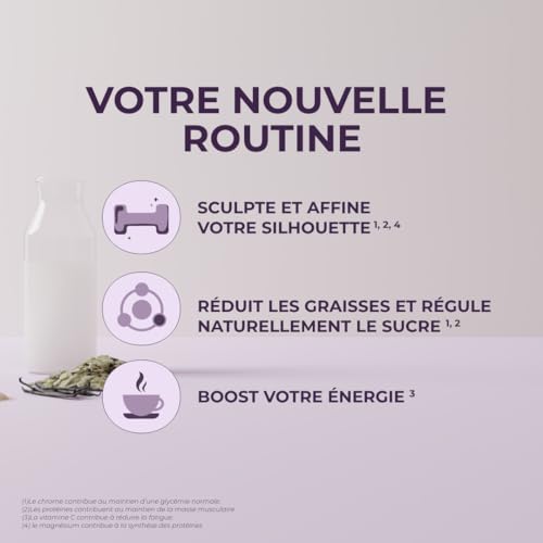 INOLAB Protéine Minceur 360 | Pure Whey Isolate + Morosil + Magnésium B6 + Chrome +Acérola | Musculation + perte de poids + Énergie | 15 encas vanille gourmand – Image 4