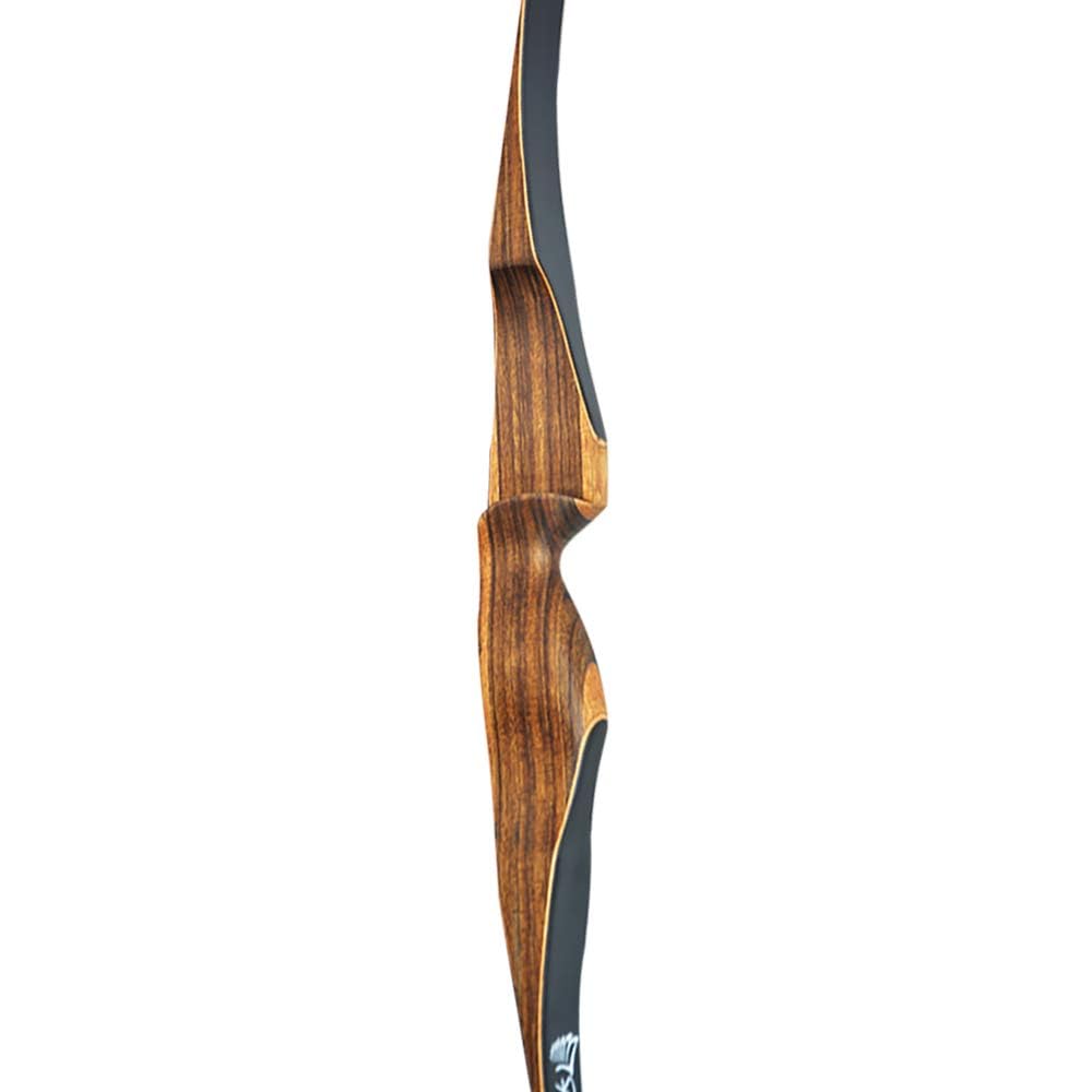 52" Traditioneller Langbogen 10-30lbs Handgemachter Holzbogen Sportspiel Recurve Bogen Bogenschießen Sportbogen mit Holz Riser Rechte Hand