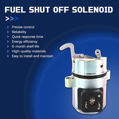 Zachager | 04272733 | 04170534R | M7272733 | 12V | Fuel Shut Off Solenoid | for Deutz 1011 CASE 360 Backhoe BF4M1011F Bobcat Skid Steer Loader 863 873 S250 Stop Solenoid Valve | by Zachager - Image 5