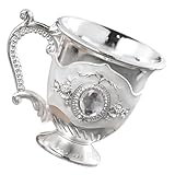 Gobelet décoratif : fabriqué avec un matériau en alliage fiable et sûr, vous pouvez l'utiliser en toute confiance, tasse en métal