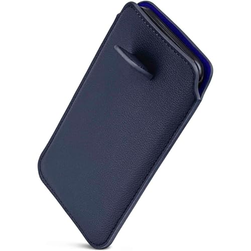 Étui fin avec languette d'extraction pour Samsung Galaxy S23 Plus bleu foncé