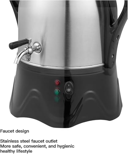 Hervidor eléctrico 2.0L acero cerámica blanco miniatura 4