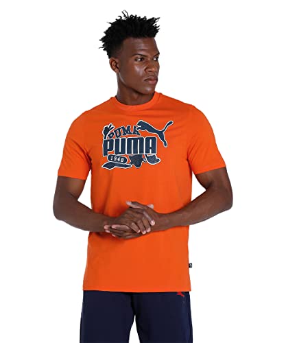 Image of Puma Men Polyester Regular Fit T-Shirt