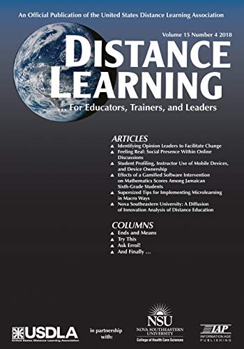 Distance Learning (Distance Learning Journal) (English Edition)