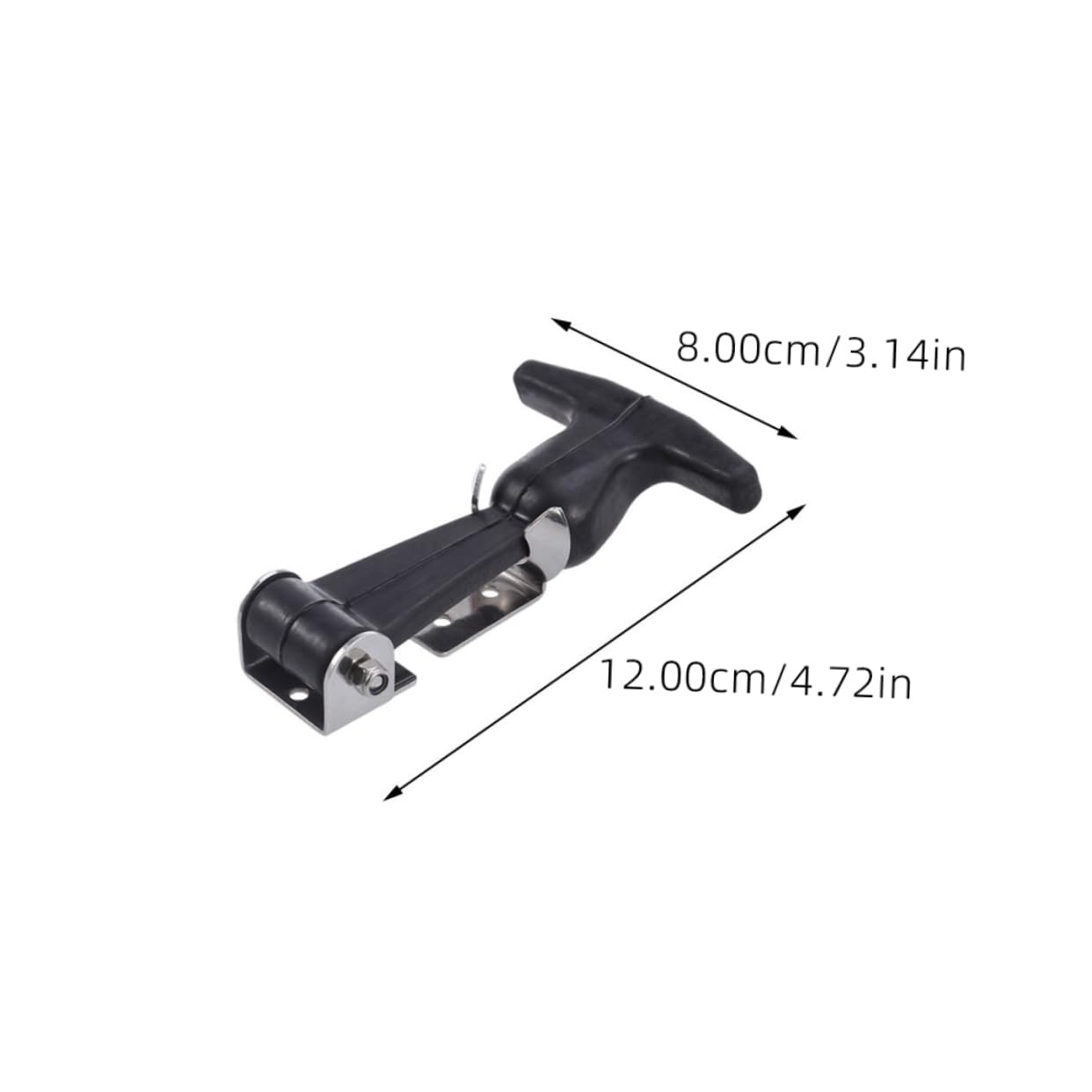 5 Set Fibbia Buckle Gomma Da Cancellare Flessibile Gomma Cancellare Macchine Utensili Per Dovere Fermo Della Porta Chiusura A Maniglia Professionale Acciaio Inossidabile 2 Pezzi*5