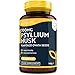 Price comparison product image Psyllium Husks Fibre Supplement  1400mg per Serving  Naturally High in Soluble Fibre  180 Vegan Capsules  Supports Daily Rhythm  100% Pure Plantago Ovata Plant Seeds  Made in The UK by Nutravita