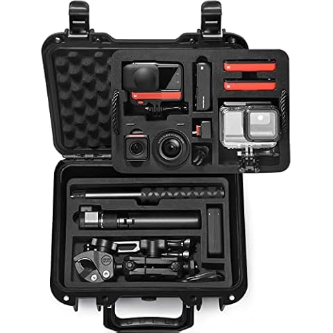 Estuche Rígido Impermeable Portátil LEKUFEE para Insta360 One RS Twin/4K Cover