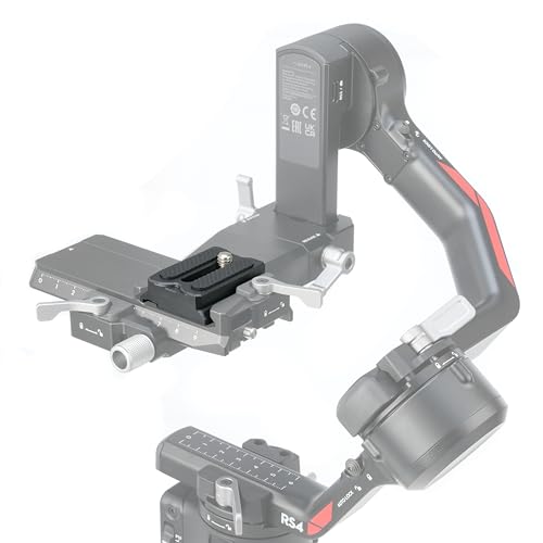 Image of FocusFoto Upper Quick Release Baseplate QR Plate for DJI Ronin RS3 Mini & RS4 Mini Gimbal Stabilizer, Compatible with RS2 RSC2 RS3 Pro RS4 Pro Arca-Swiss Standard Camera Tripod Ballhead