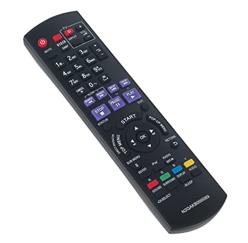 AULCMEET N2QAKB000089 sub N2QAKB000092 Replace Remote Control fit for Panasonic DVD 1000w HDMI Home Theater Receiver SB-HF230 SB-HC730 SA-BT235 SA-BTT750 SA-BTT350 SB-HF730 SB-HC480 SB-HW330 SC-BT750 - Image 3