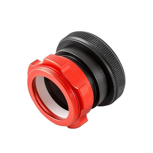 Adaptador de ocular coaxial con textura de metal de alta precisión para telescopio 5