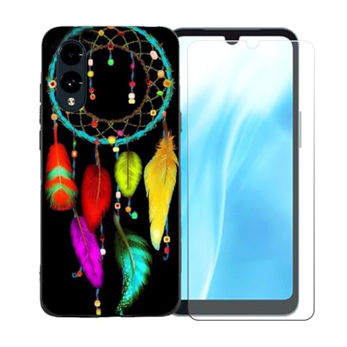 CongJiaLingXi�P�[�X�K�p�� FCNT Arrows We3 (6.1") + �������ꂽ�K���X�X�N���[���v���e�N�^�[�A�_��ȃV���R�[���V�F���o���p�[TPU�ی�J�o�[�̂���,BST2