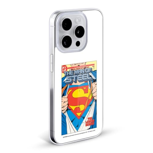 Funda de cómics Superman para iPhone 13 Pro Max carcasa gel silicona 2
