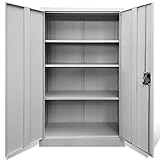 Este gabinete de oficina, con un diseño simple pero elegante, será ideal para almacenar archivos y otros suministros de oficina, pero también es una gran adición decorativa para su oficina