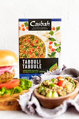 Casbah Tabouli Instant Mix 6 Oz. (Pack Of 6), Perfect To Make Easy And Wheat Salad Mix, Dry Mix, Vegan And Vegetarian #TOP4