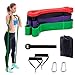 Fasce Banda di Resistenza Bande Elastiche Fitness Set con Maniglie per Uomo & Donna Terapeutiche Loop Resistance Bands per Glutei Gambe Calisthenics Trazioni Yoga Stretching Pull up Band in Gomma
